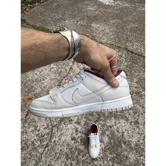 Nike Dunk Low SE Sisterhood White Phantom Team Red DV1160-100 Women 11 - Picture 12 of 14